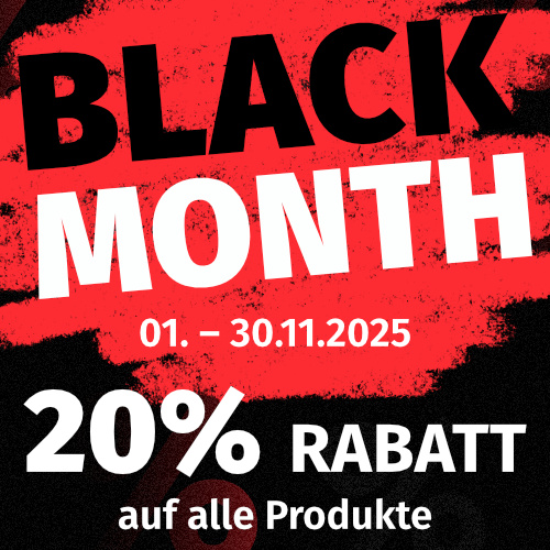 🔥 Größter SALE des Jahres – BLACK MONTH – 20% Rabatt sichern 🔥