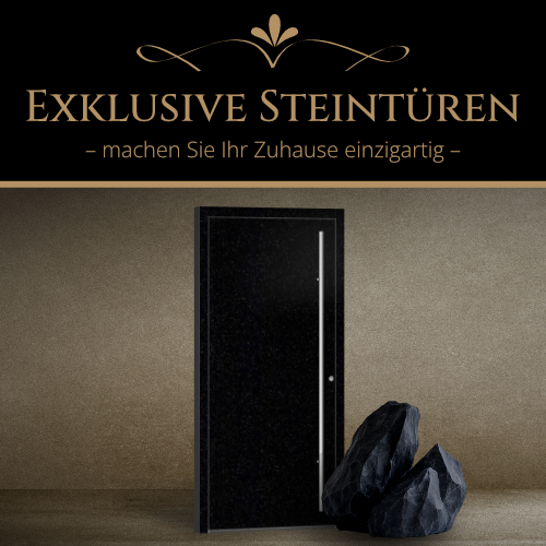 Wie ein Fels in der Brandung: Luxus pur für Ihren Eingang